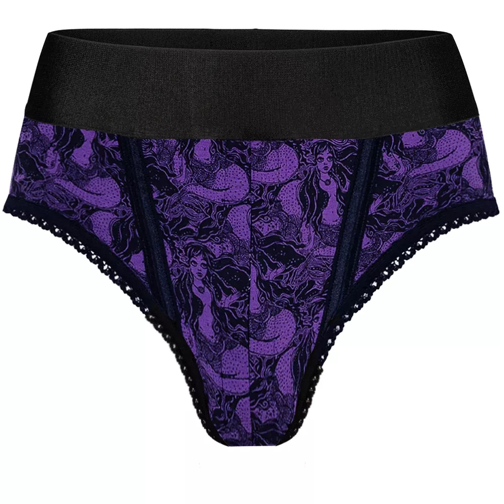 High Cut Panty Harness - Mermaid