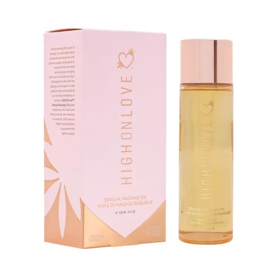 HighOnLove Massage Oil – Tropical Sunset 120ml