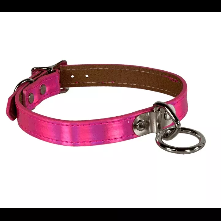 Holographic O-Ring Bondage Choker