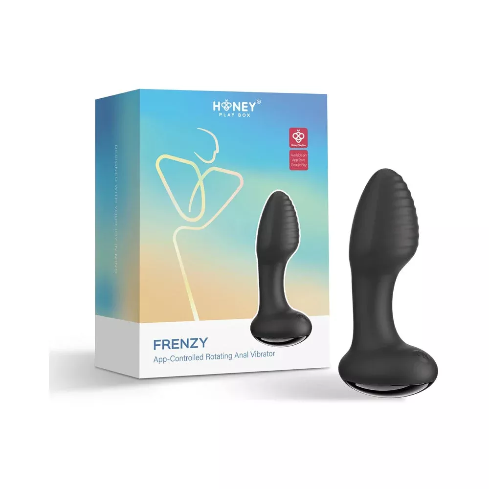 Honey Play Box Frenzy Pressure Sensing App-Controlled Rotating Butt Plug