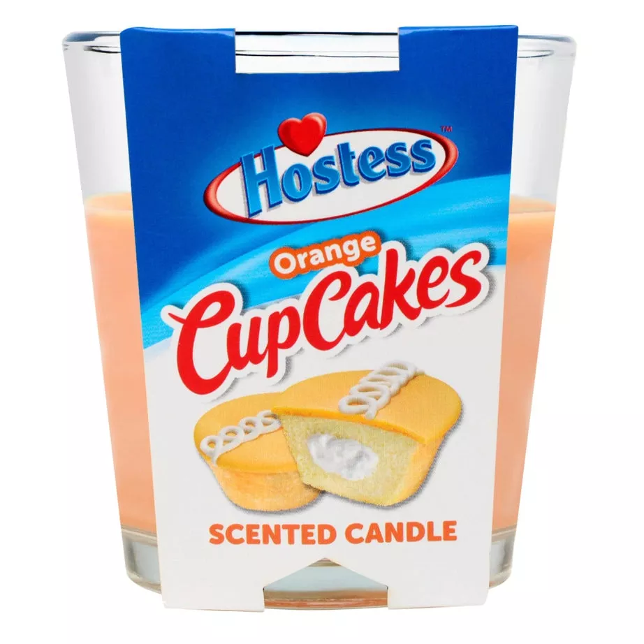 Hostess Cakes Dessert Scented Candle | Orange Cupcakes