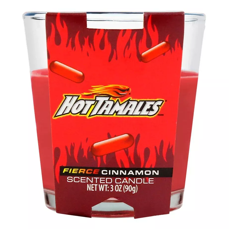 Hot Tamales Candy Scented Candle | Fierce Cinnamon