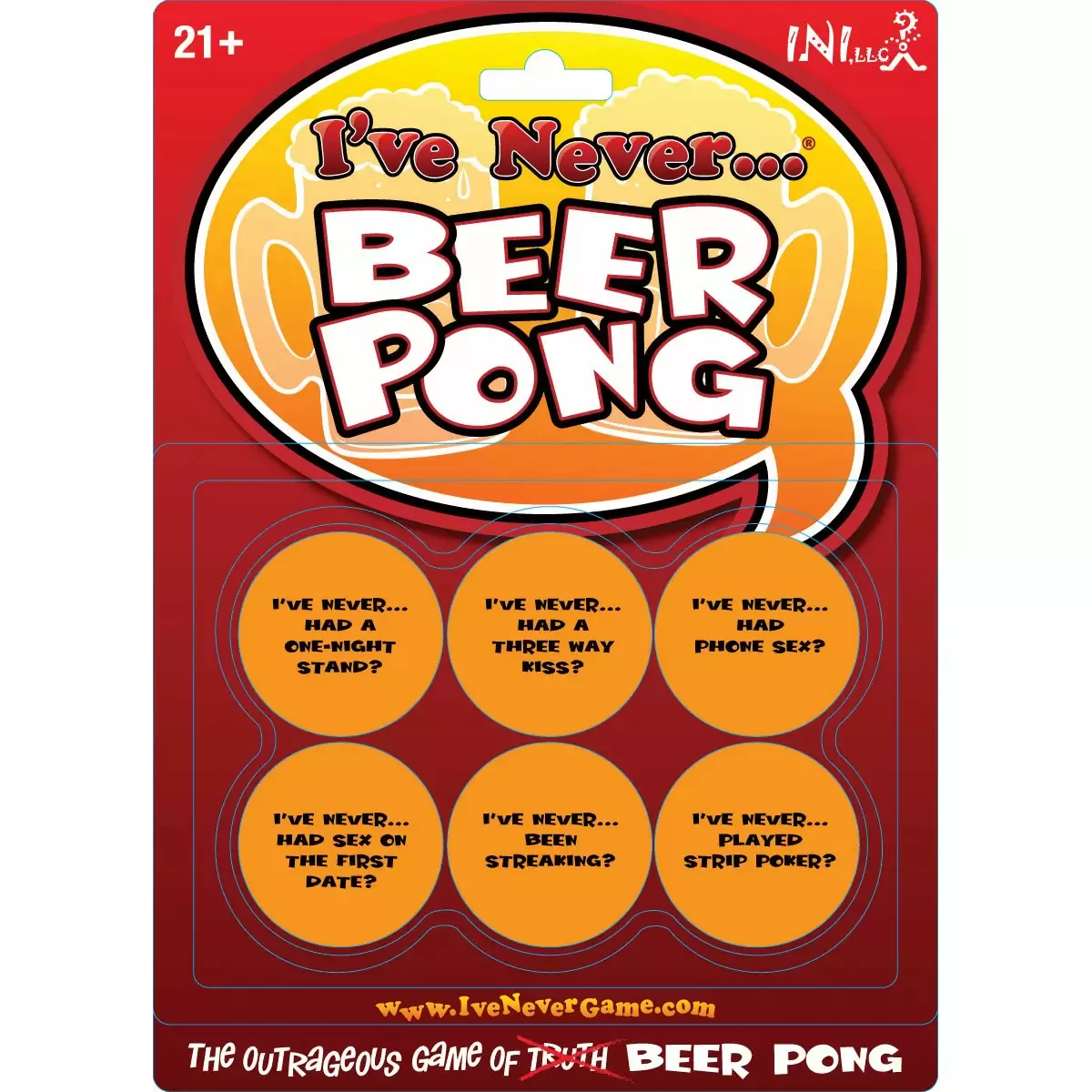 I've Never Beer Pong Balls