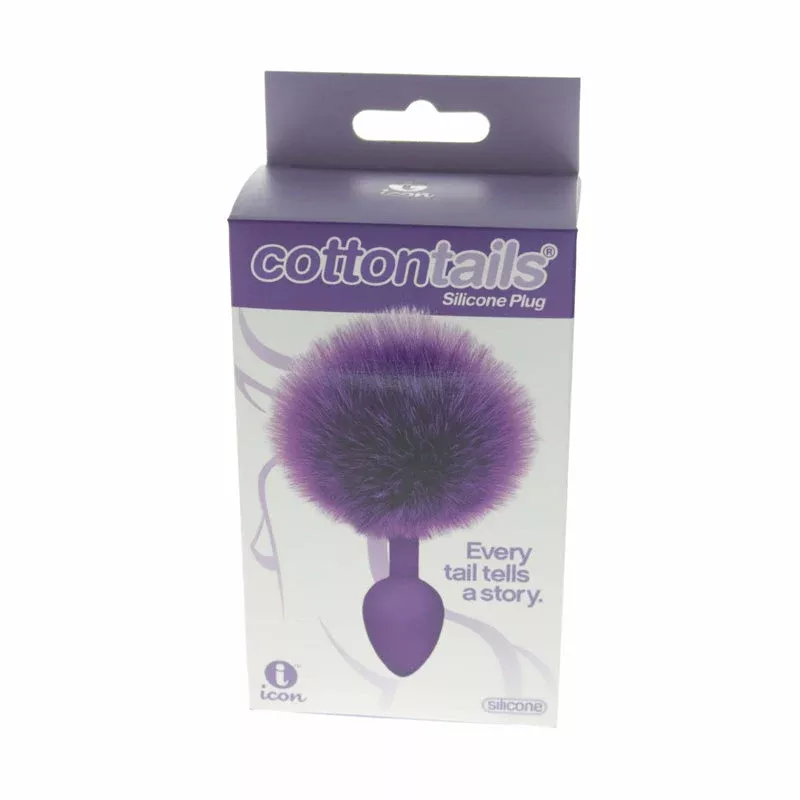 Icon Brands The 9's Cottontails Silicone Bunny Tail Butt Plug