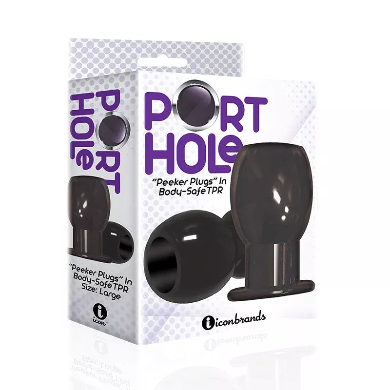 Icon Brands The 9's Port Hole Hollow Butt Plug