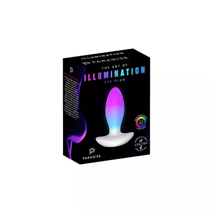 Illumination THE Plug by Paradise: App-Controlled RGB Anal Plug