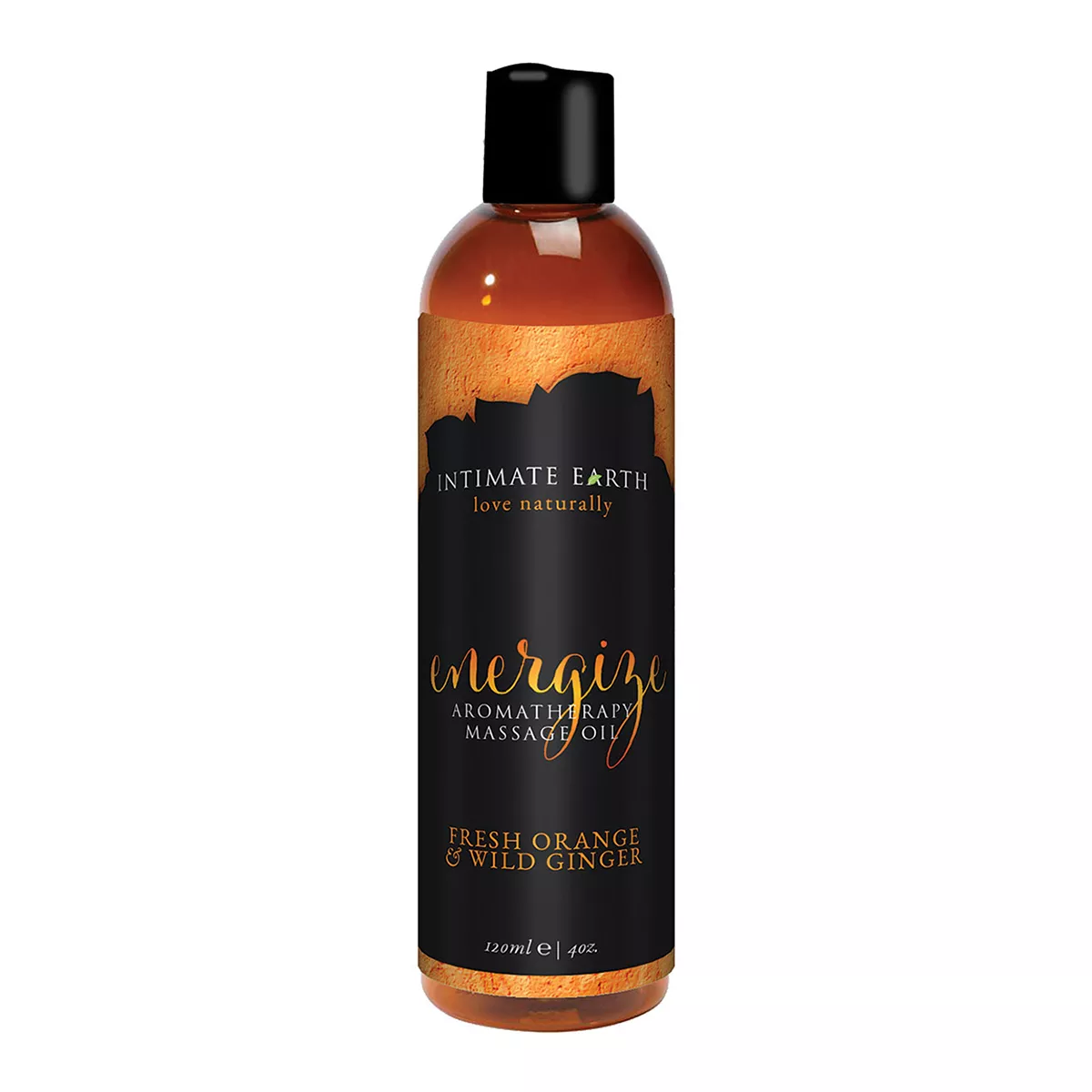 Intimate Earth Aromatherapy Massage Oil - Energize 4oz
