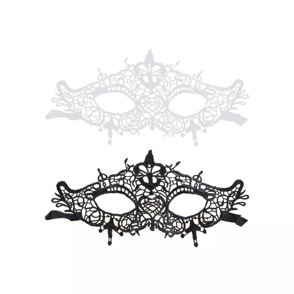 Isabella Frilly Lace Masquerade Mask