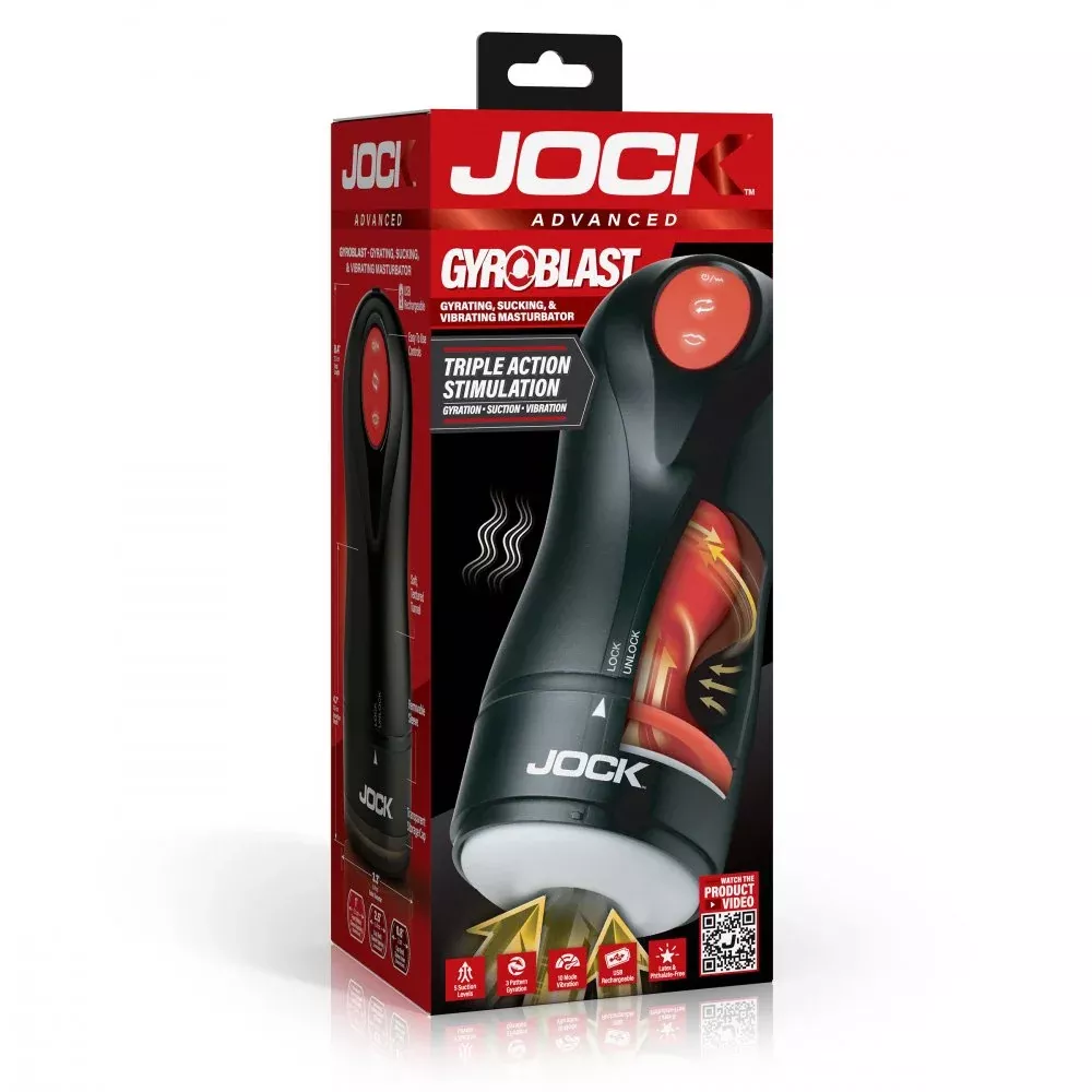 JOCK Advanced Gyroblast Rechargeable Masturbator