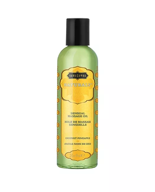 Kama Sutra Naturals Massage Oil 2 oz Coconut Pineapple