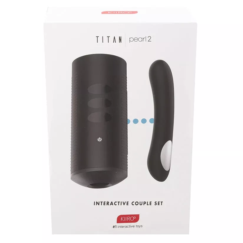 Kiiroo Titan & Pearl2 Couple Set Black