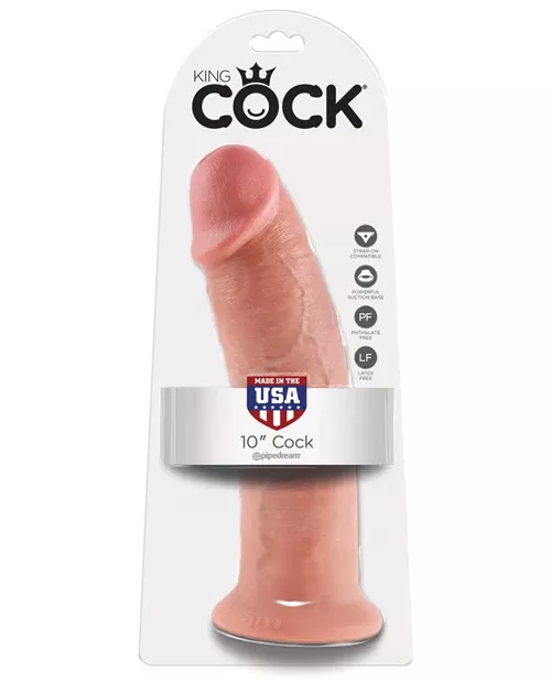 King Cock 10" Cock - Flesh