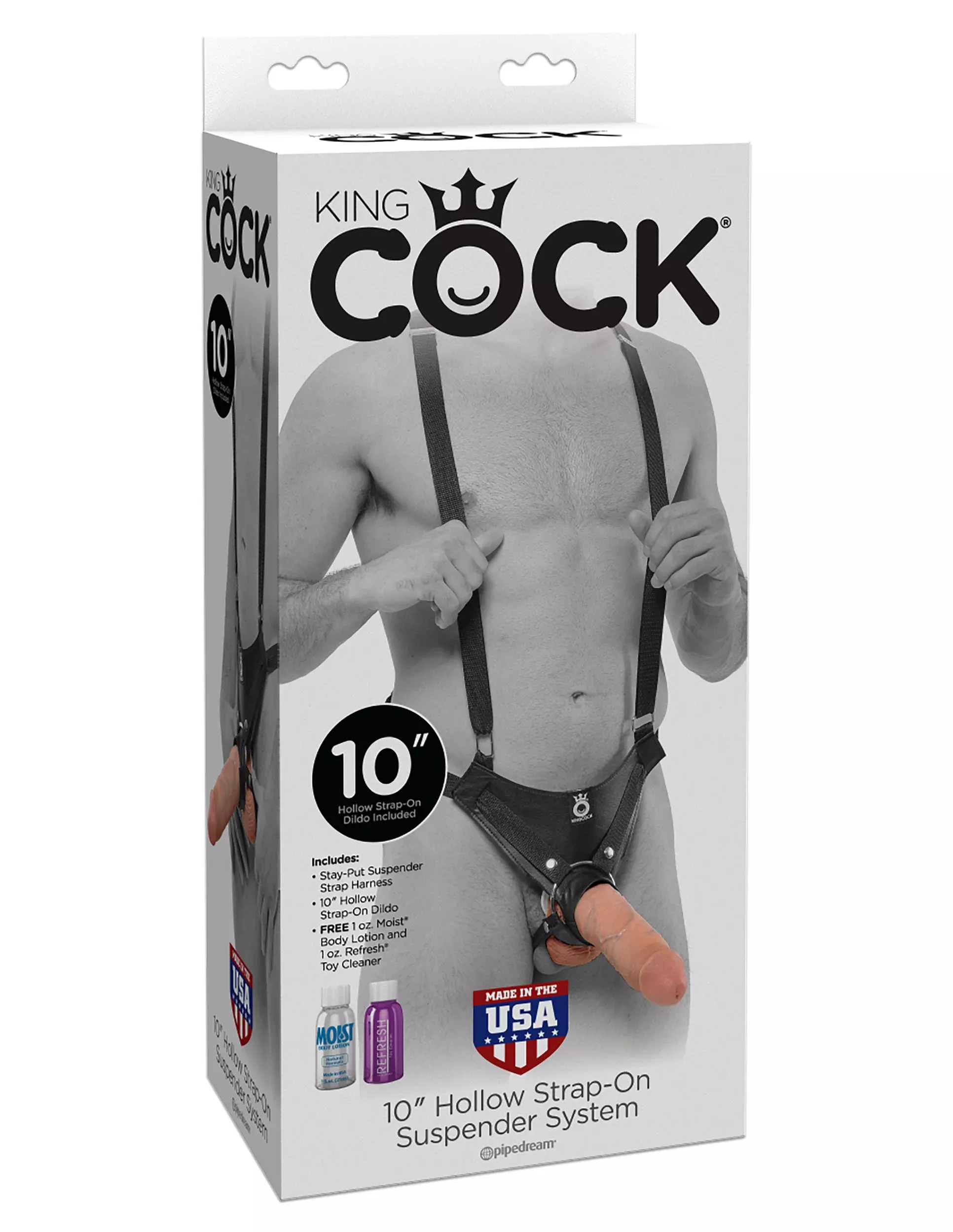 King Cock Hollow Strap-on Suspender System