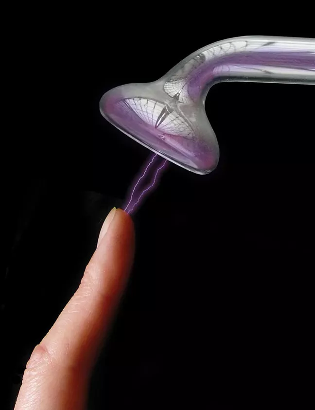 KinkLab Neon Wand: Red Handle