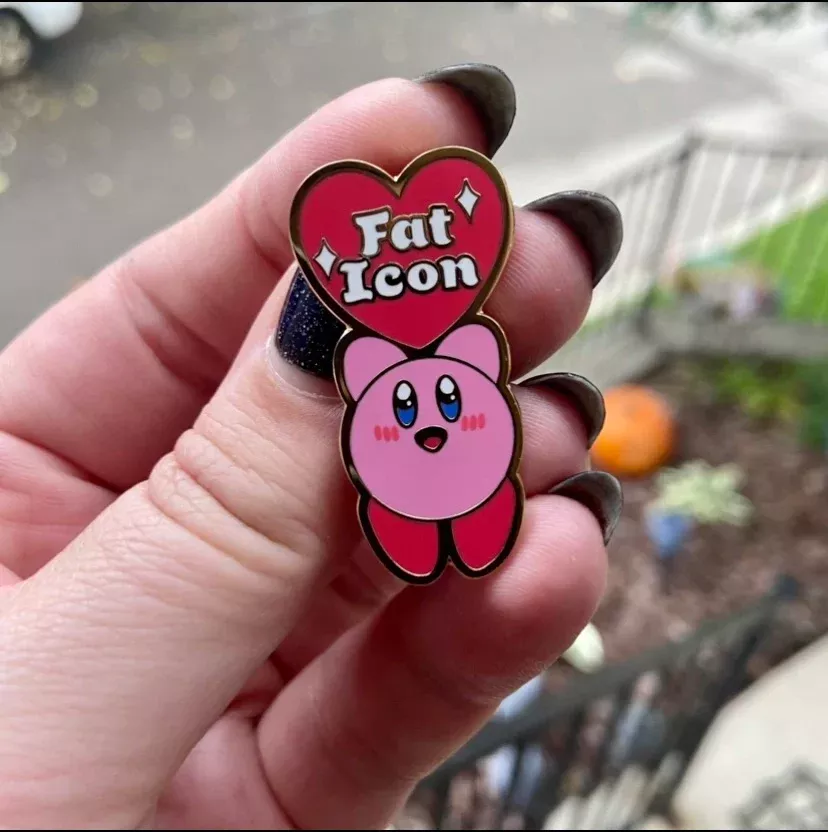 Kirby: Fat Icon Enamel Pin