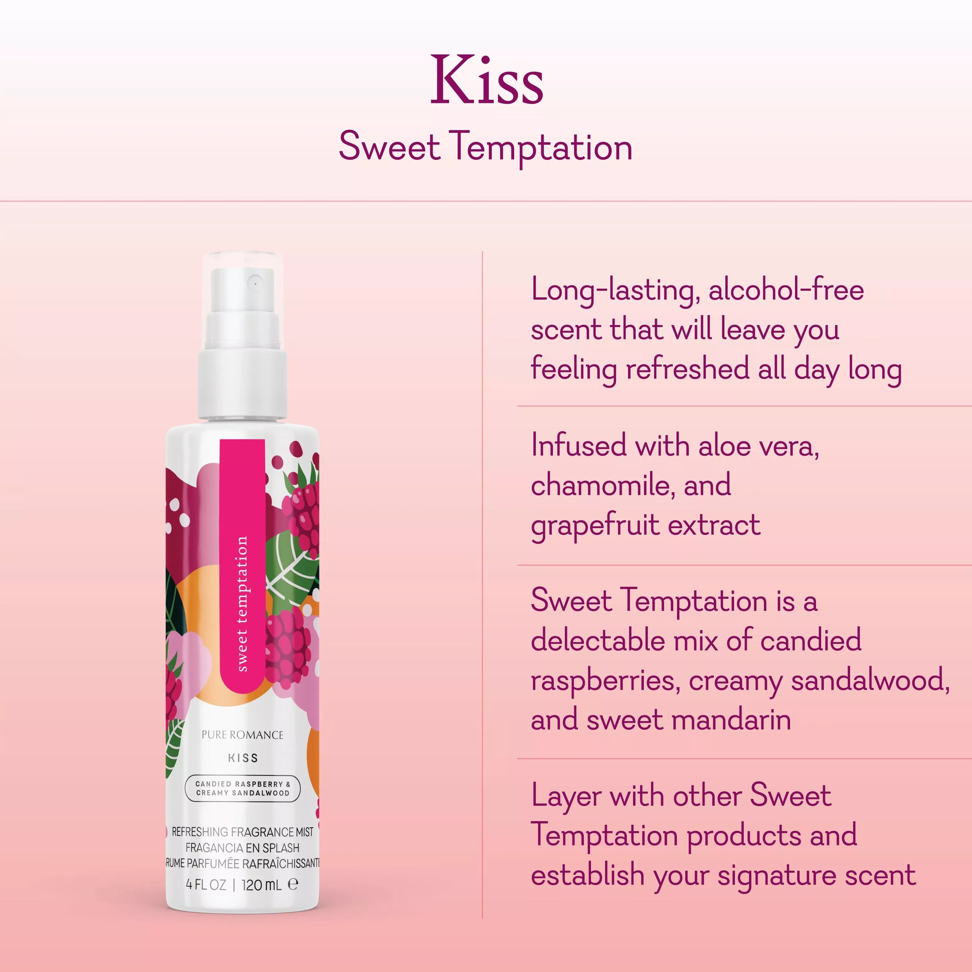 Kiss - Sweet Temptation Refreshing Fragrance Mist