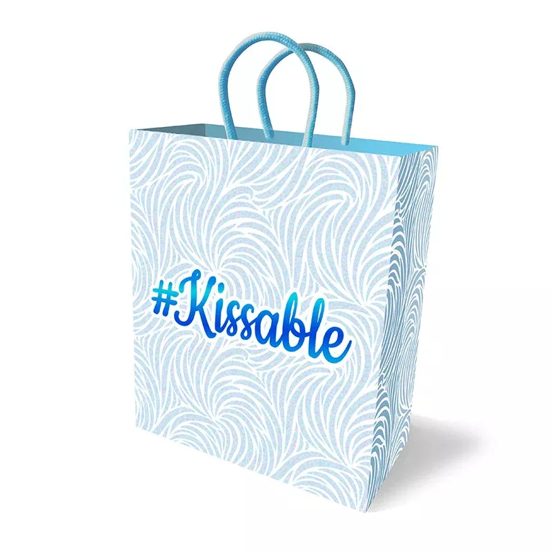 Kissable Gift Bag - Blue Pastel