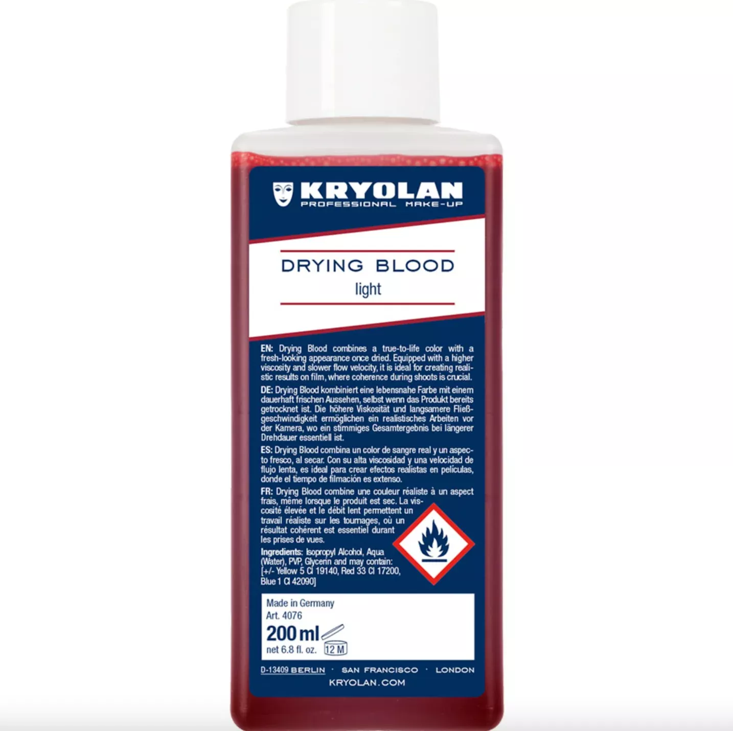 Kryolan Drying Blood
