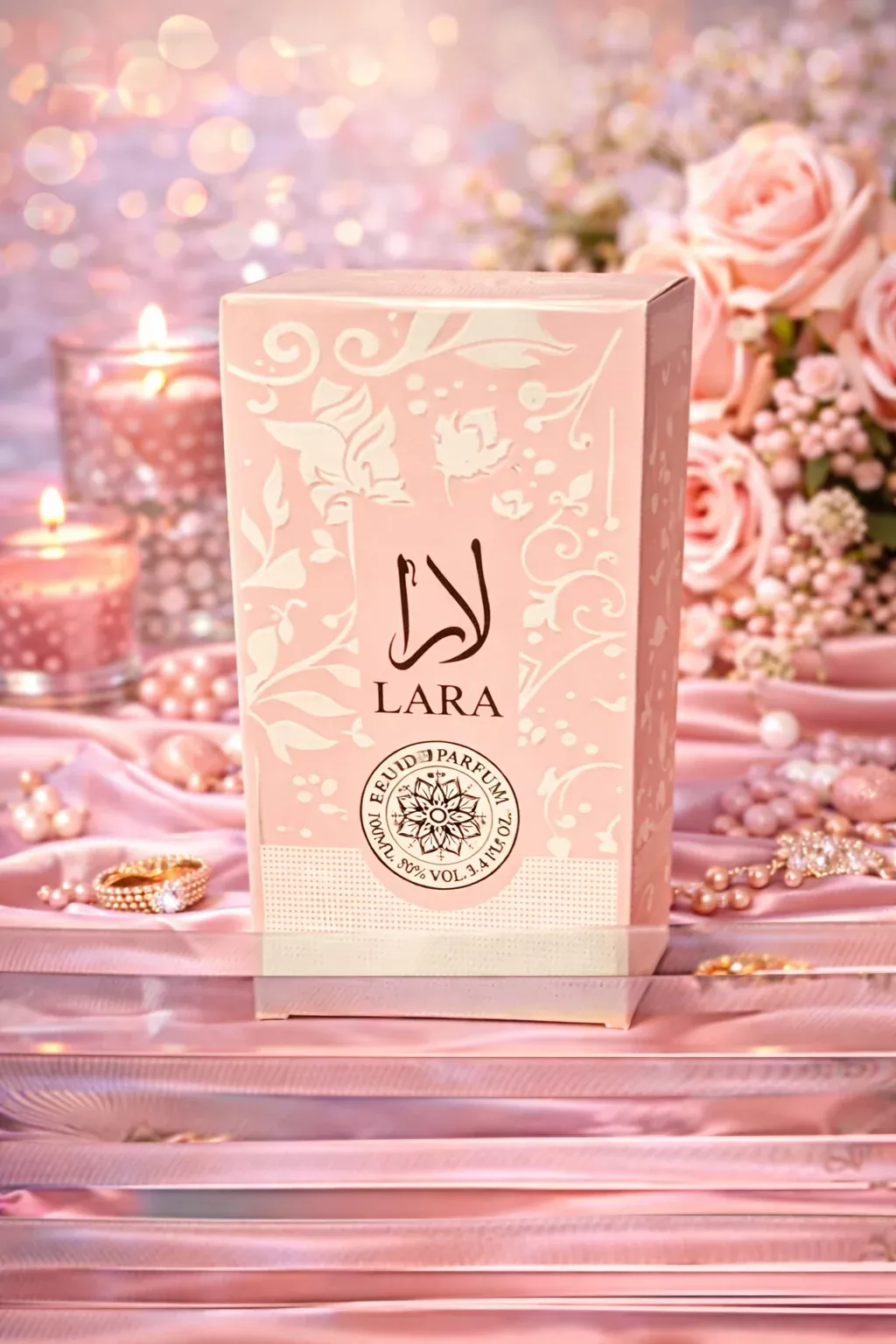 Lara Pink Spray Perfume Eau De Parfum For Women