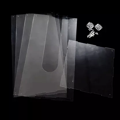 Large Self Exploding Glass Cover by Wance