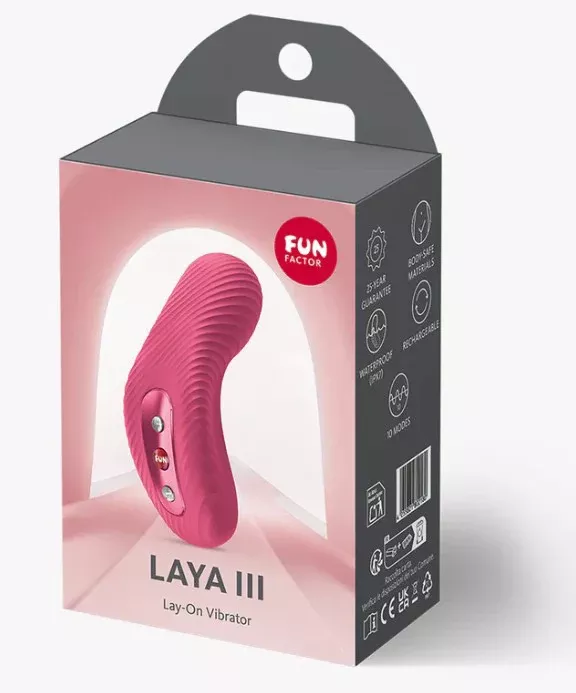 Laya III Lay-on Vibrator - Magenta
