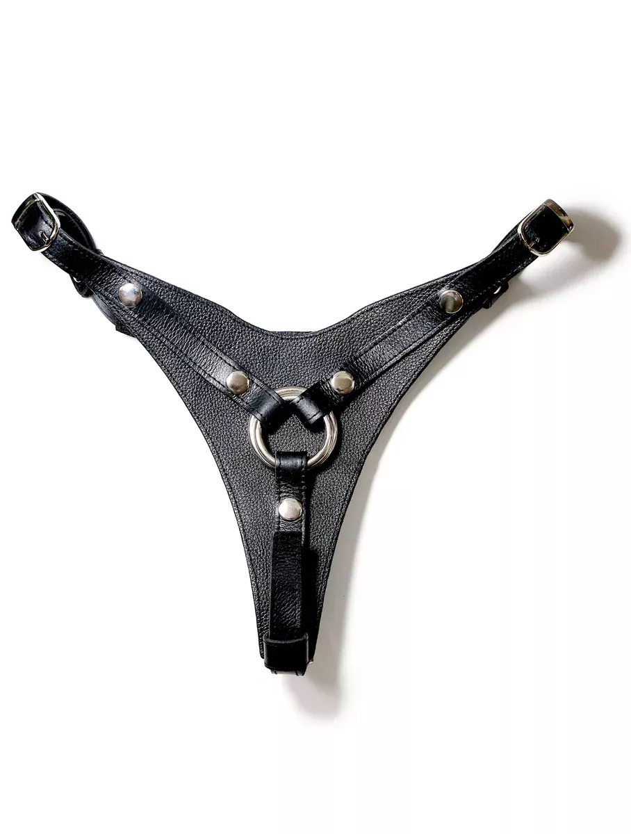 Leather Adjustable Strap-On Harness