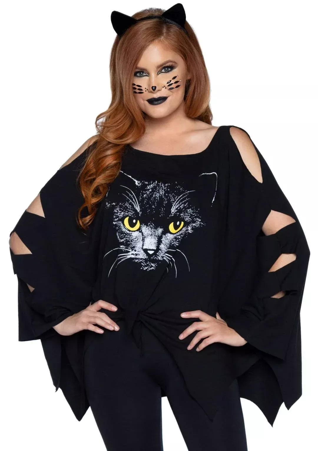 Leg Avenue Cat Costume Poncho Set