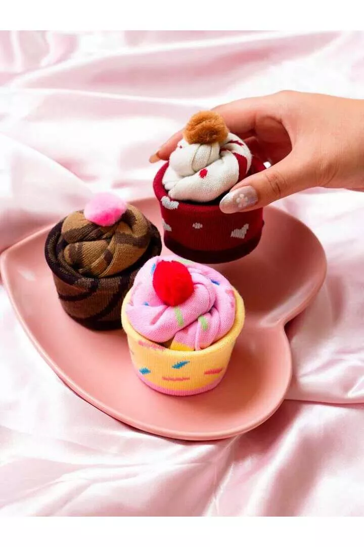 Leg Avenue Cupcake Sock Gift Set Multicolor in One Size