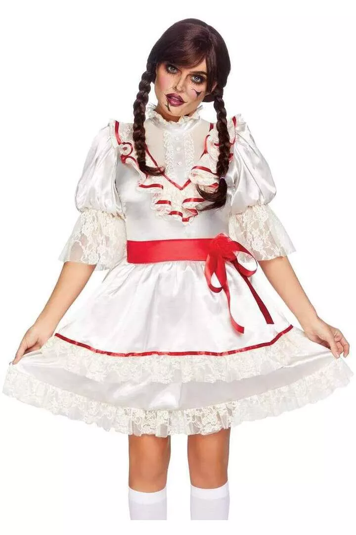 Leg Avenue Haunted Doll Costume in Ivory