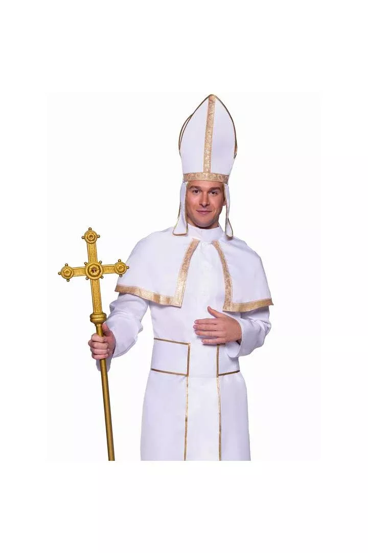 Leg Avenue Men's Pope Costume White