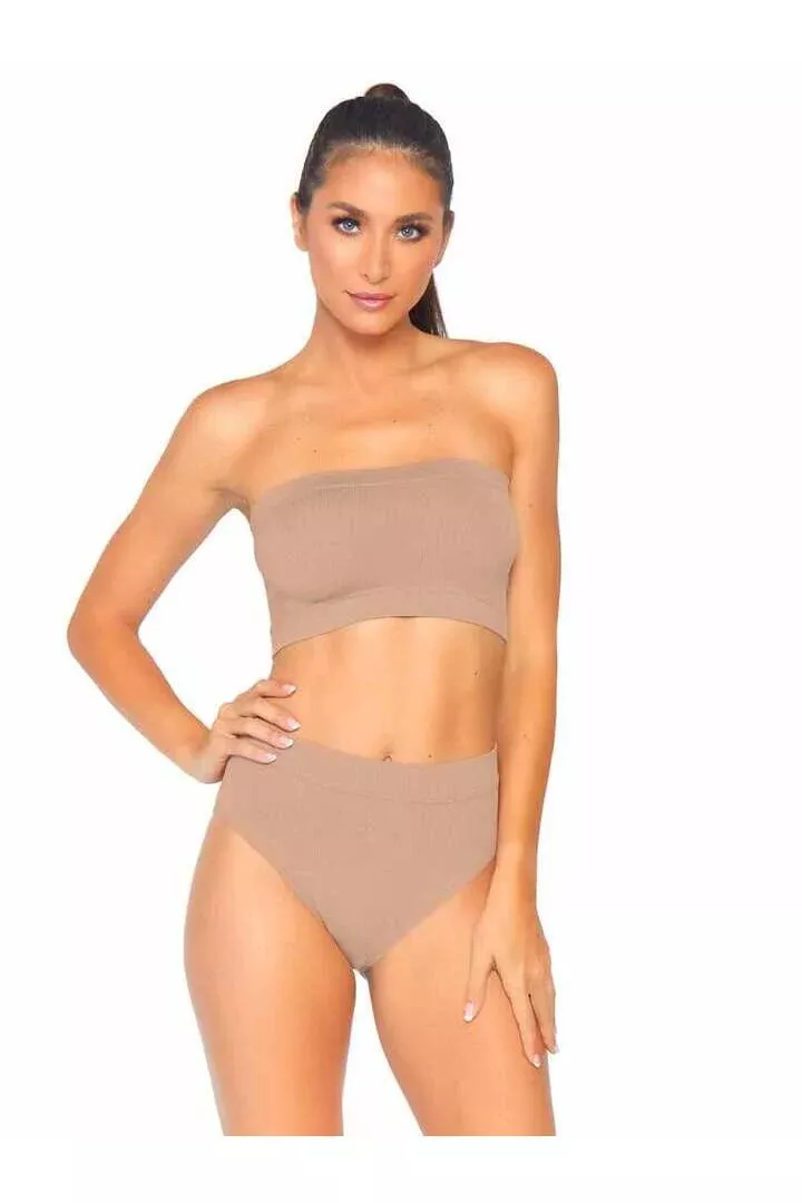 Leg Avenue Naked Base Brief Set