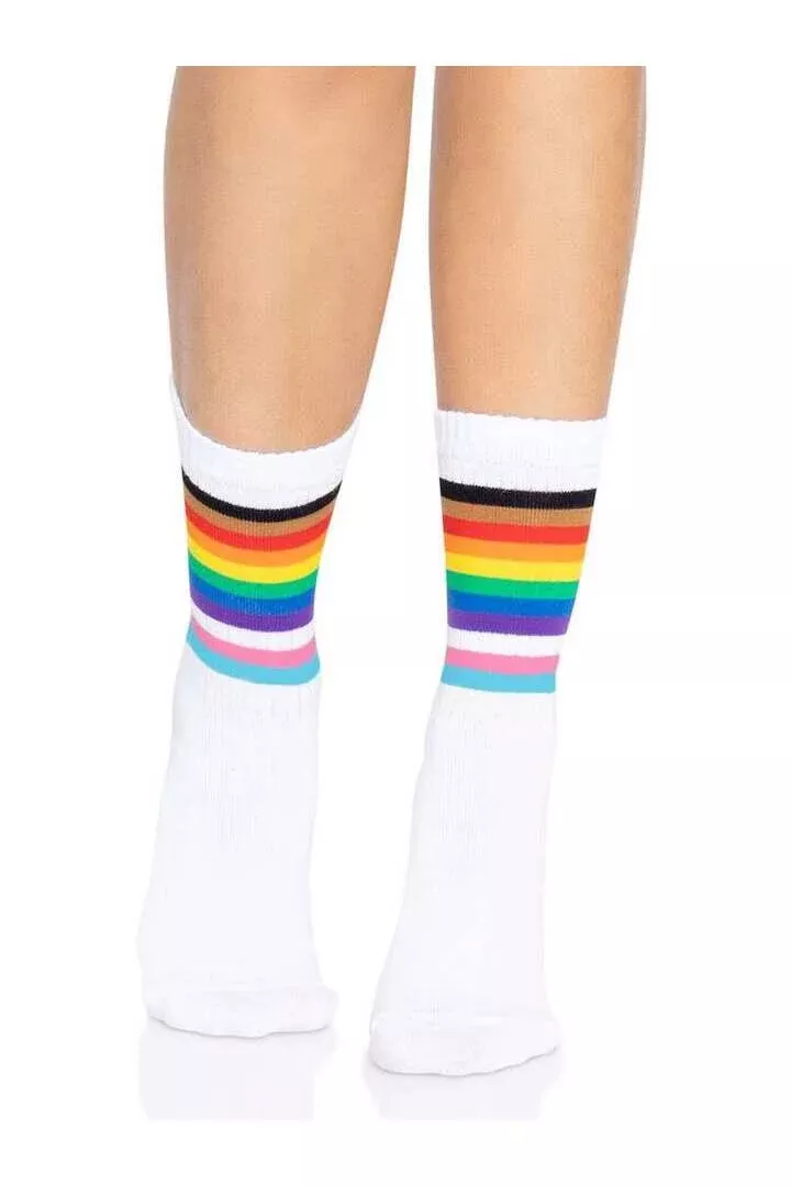 Leg Avenue Pride Crew Socks in One Size