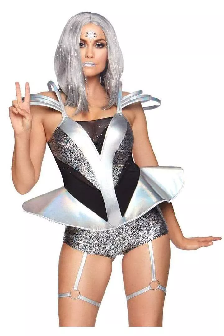 Leg Avenue Space Cadet Costume in Silver