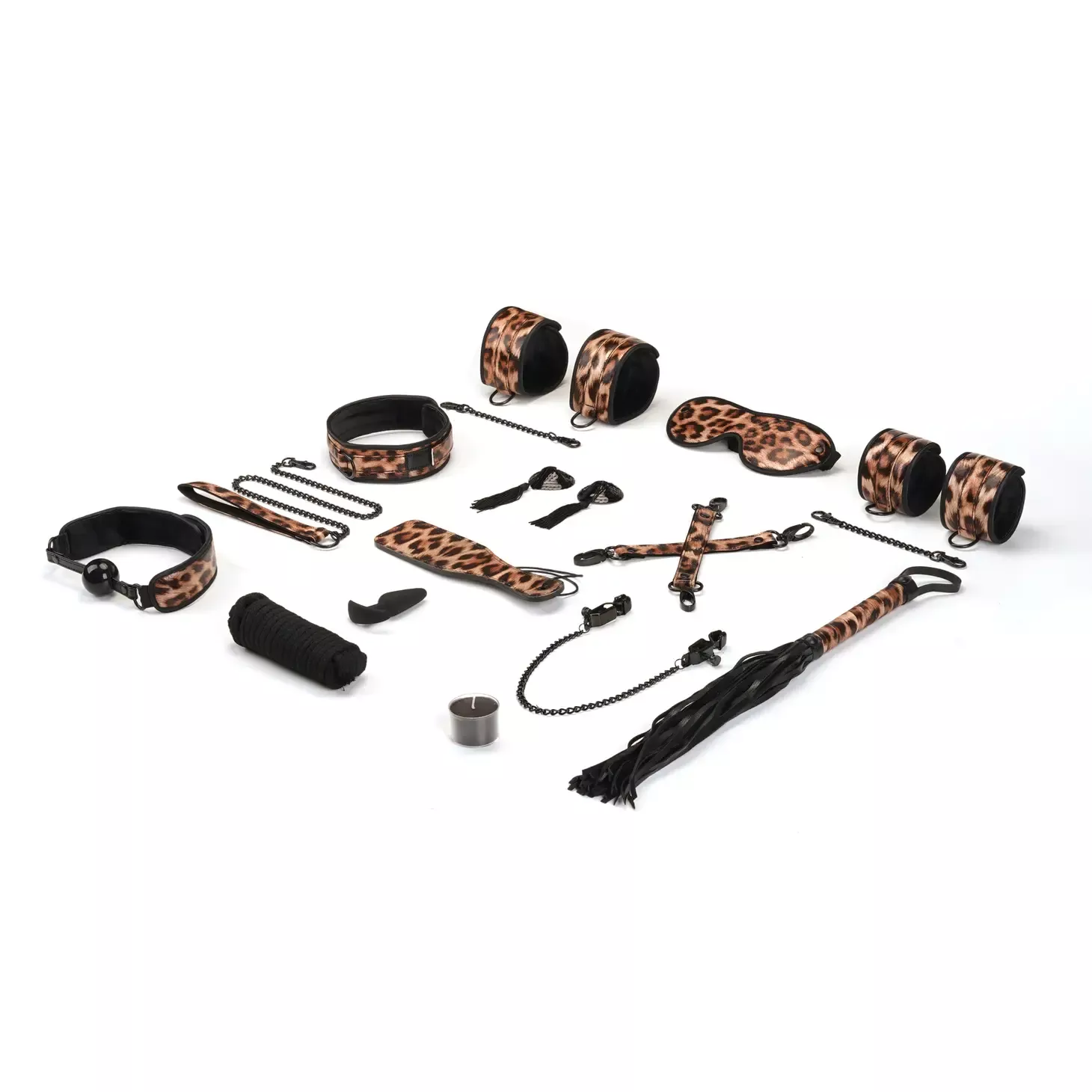 Liebe Seele |13pcs Bondage Kit| Leopard Print