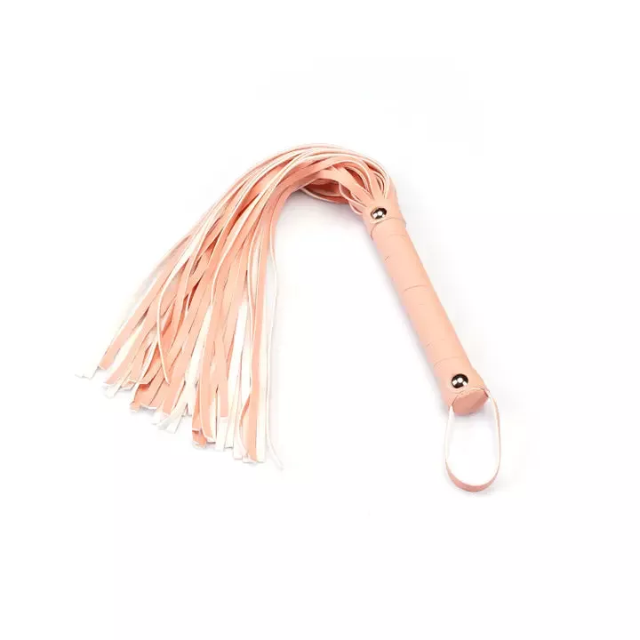 Liebe Seele | Vegan Leather Flogger | Pink & Silver
