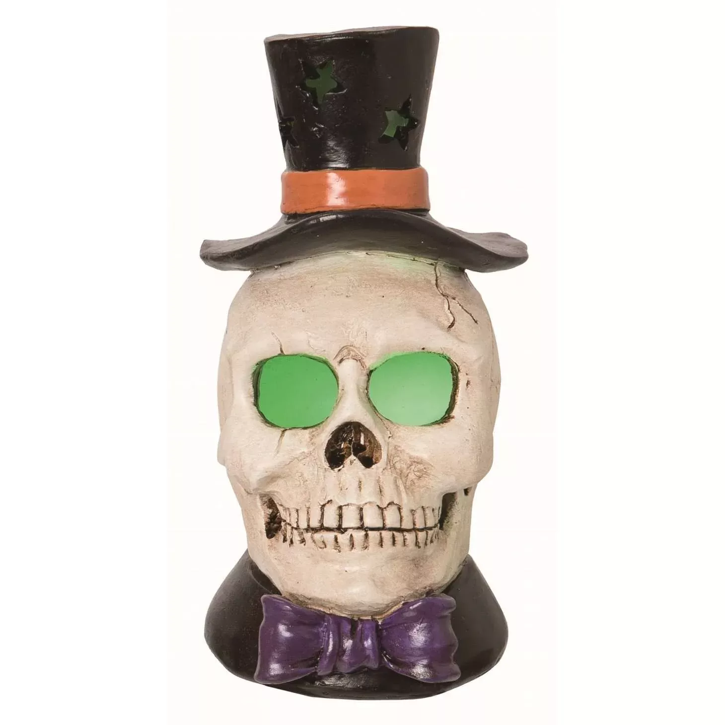 Light Up Vintage Decor Skull