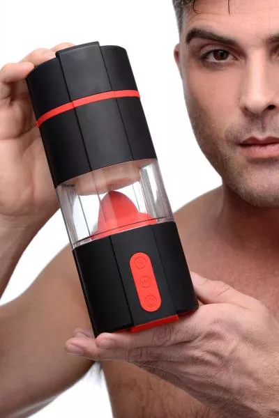 LoveBotz Flicking Tongue Masturbator