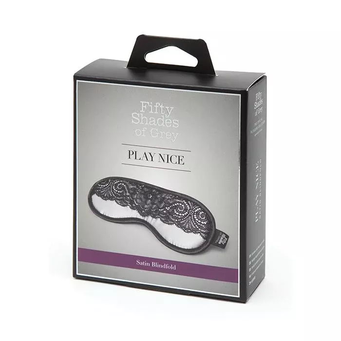 Lovehoney Fifty Shades of Grey Play Nice Satin & Lace Blindfold