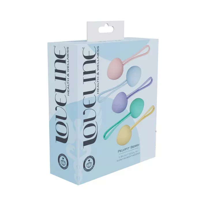 LoveLine PelviFit – Berry Kegel Kit (Multiweight, Waterproof)