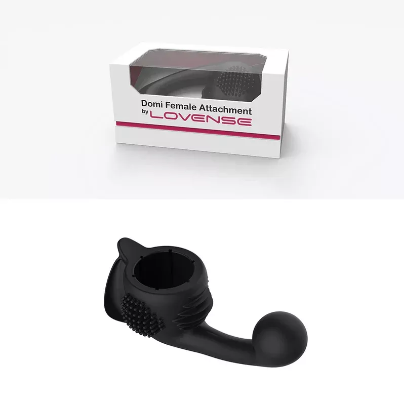 Lovense Domi G-Spot Wand Attachment - Black