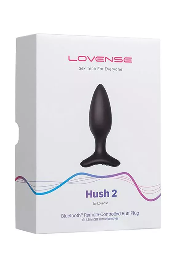 Lovense Hush 2 1.5" Butt Plug - Black