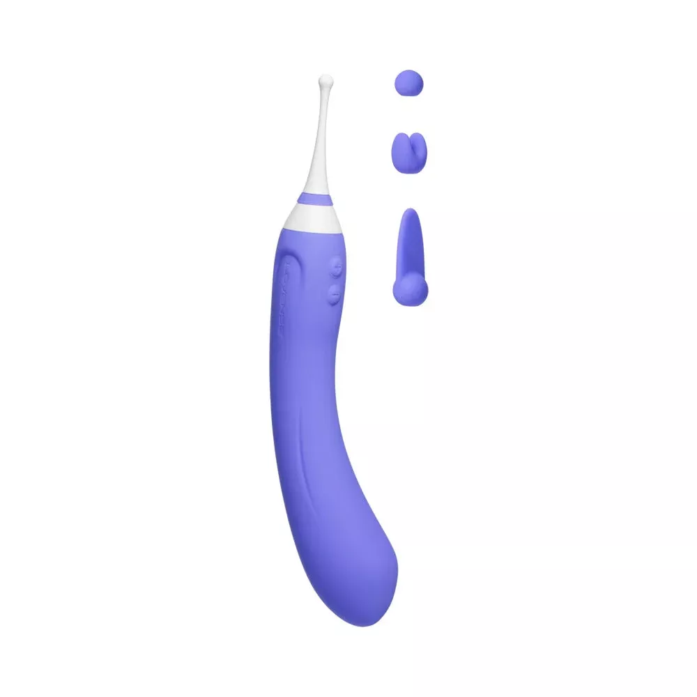 Lovense Hyphy Bluetooth Remote-Controlled Dual-End Vibrator Clitoral and G-Spot Stimulator