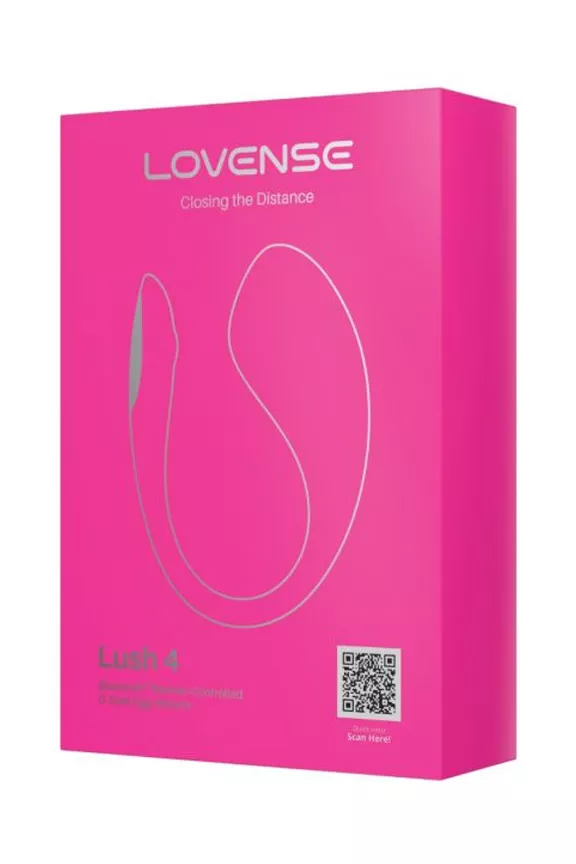 Lovense Lush 4.0 Bluetooth G-Spot Egg Camming Vibrator - Pink