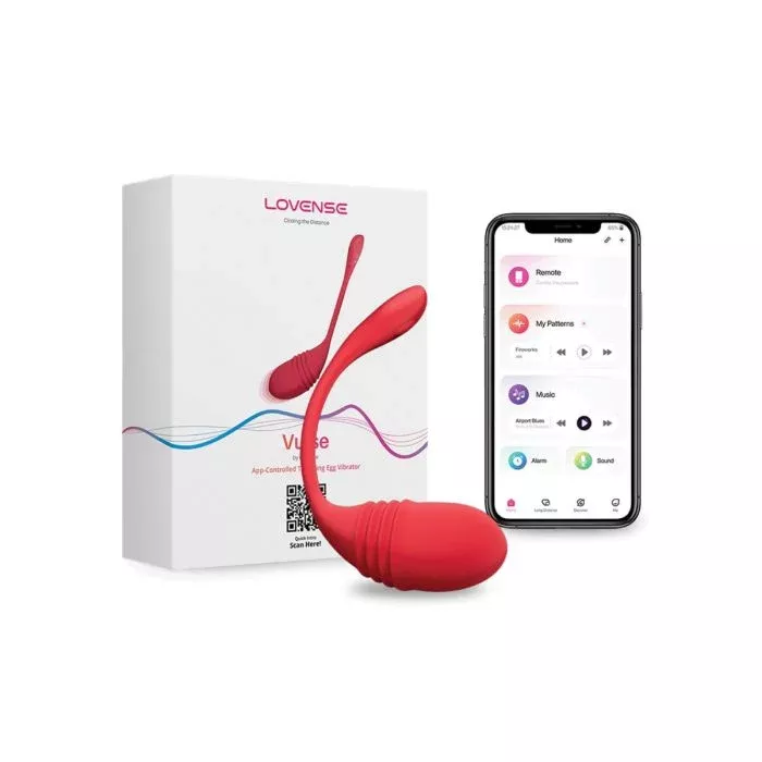 Lovense Vulse Thrusting Egg - Red