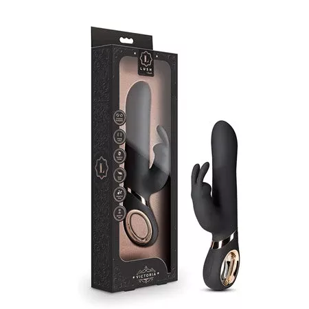 Lush Victoria Rabbit Vibrator Black