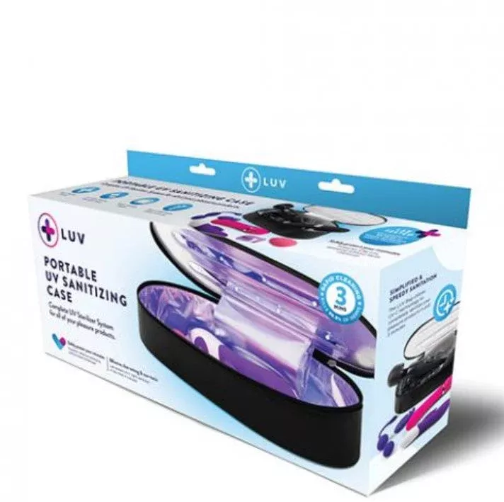 Luv Portable UV Sanitizing Case - Discreet Design for 99.9% Bacteria Elimination