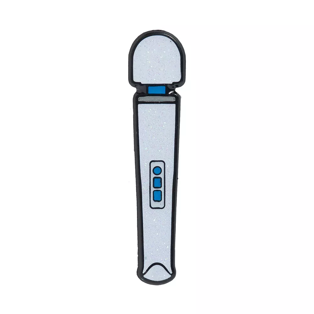 Magic Wand Rechargeable Enamel Pin