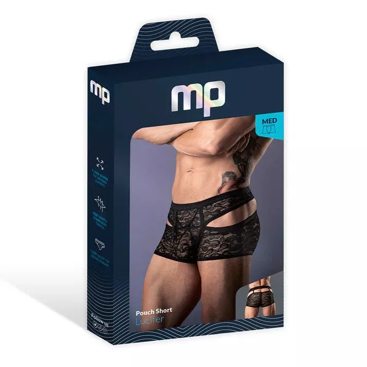 Male Power Lucifer Cutout Short Black