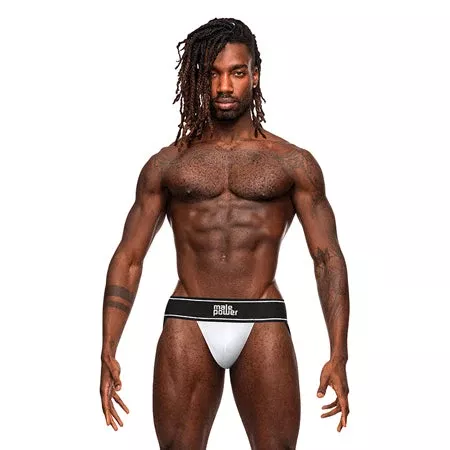 Male Power Modal Rib Jock White