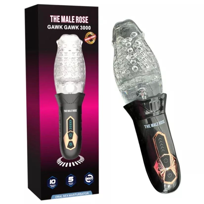 The Male Rose Original Gawk Gawk 3000 Vibrating Rotating Masturbator
